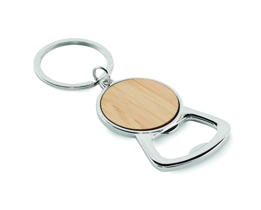 Logo trade advertising products image of: Recycled aluminium key ring